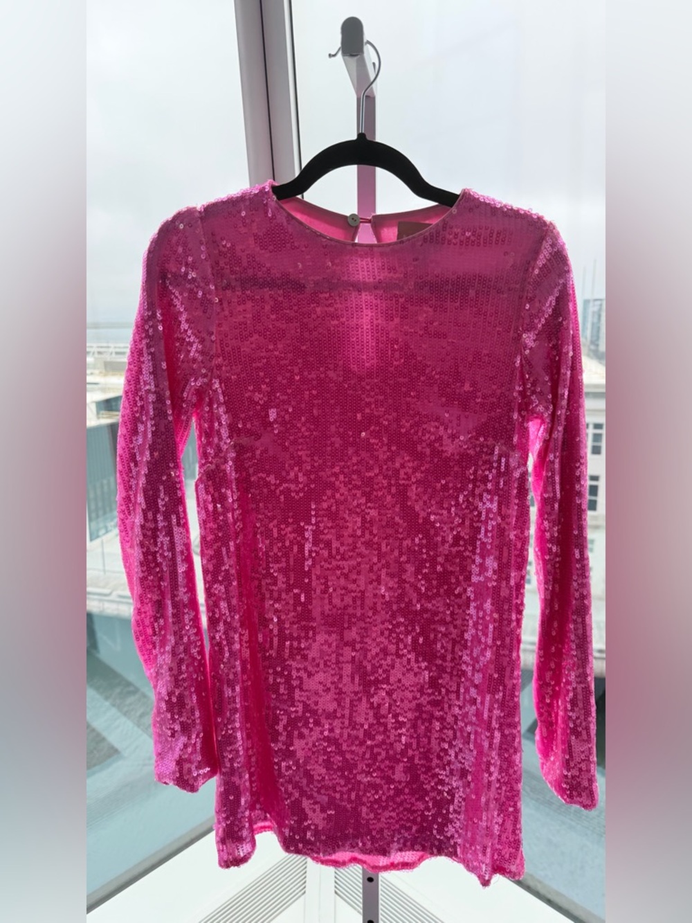 MADDISON Show Me Your MuMu Hot Pink Sequin mini Dress